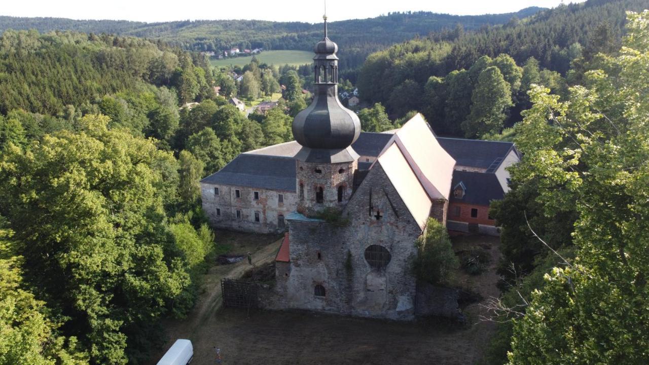 Maringotka Na Samote Na Kozi Farme Hotel Pobezovice Luaran gambar